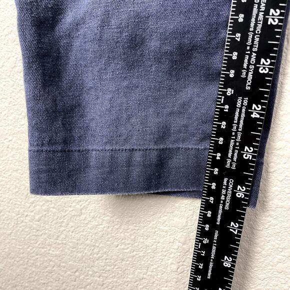 SHIPS Safilin For Ships Navy Linen Flax Chino Trouser Pants Medium Japanese - Picture 11 of 13